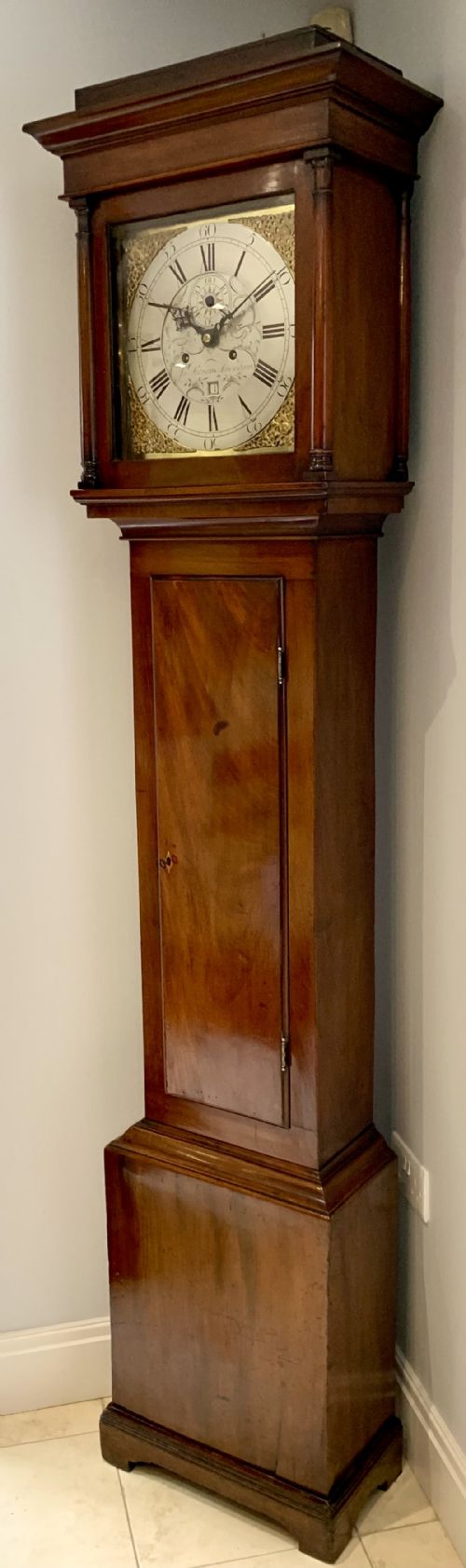 ELEGANT REGENCY OAK LONGCASE CLOCK SUPERB EXAMPLE - ADDITIONAL PHOTO 11