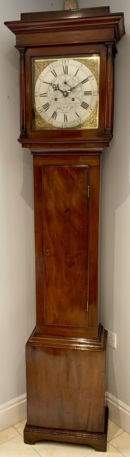ELEGANT REGENCY OAK LONGCASE CLOCK SUPERB EXAMPLE - ADDITIONAL PHOTO 13