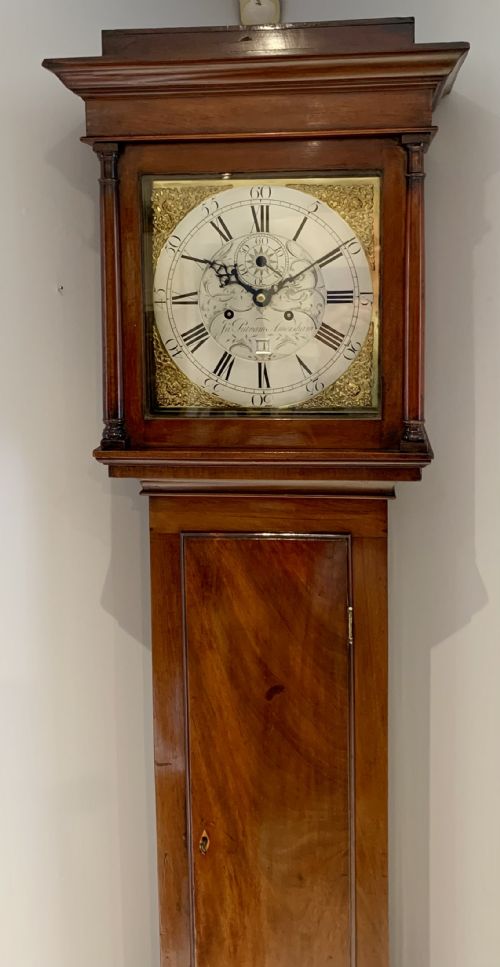 ELEGANT REGENCY OAK LONGCASE CLOCK SUPERB EXAMPLE - ADDITIONAL PHOTO 15