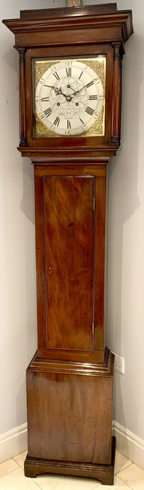 ELEGANT REGENCY OAK LONGCASE CLOCK SUPERB EXAMPLE - ADDITIONAL PHOTO 16