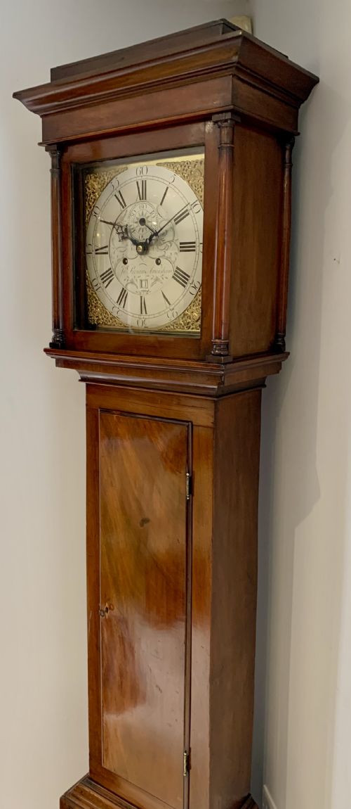 ELEGANT REGENCY OAK LONGCASE CLOCK SUPERB EXAMPLE - ADDITIONAL PHOTO 17