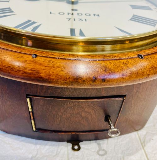 LMS JOHN WALKER FUSEE RAILWAY CLOCK GORGEOUS - ADDITIONAL PHOTO 12