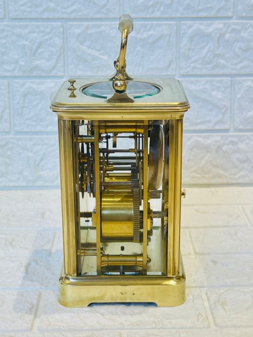 VICTORIAN REPEAT BELL STRIKE CARRIAGE CLOCK STUNNING - ADDITIONAL PHOTO 4