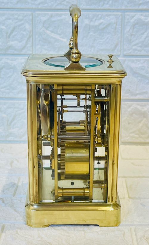VICTORIAN REPEAT BELL STRIKE CARRIAGE CLOCK STUNNING - ADDITIONAL PHOTO 11