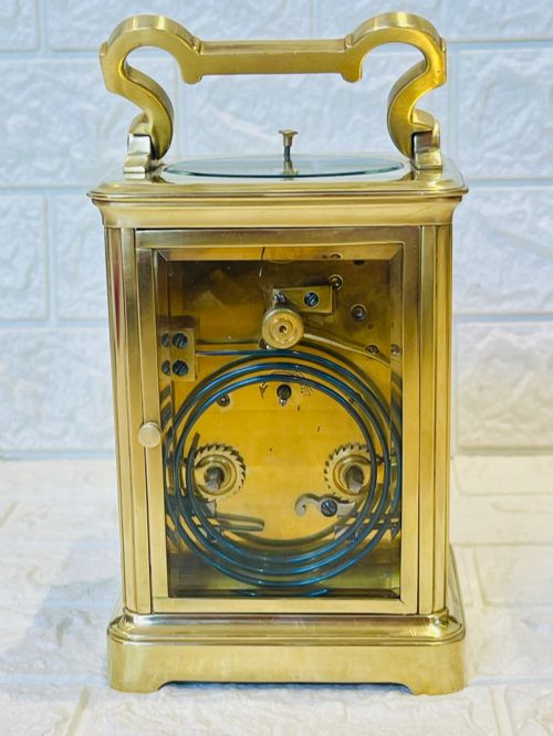 STRIKE REPEAT CARRIAGE CLOCK SUPERB CONDITION - ADDITIONAL PHOTO 5