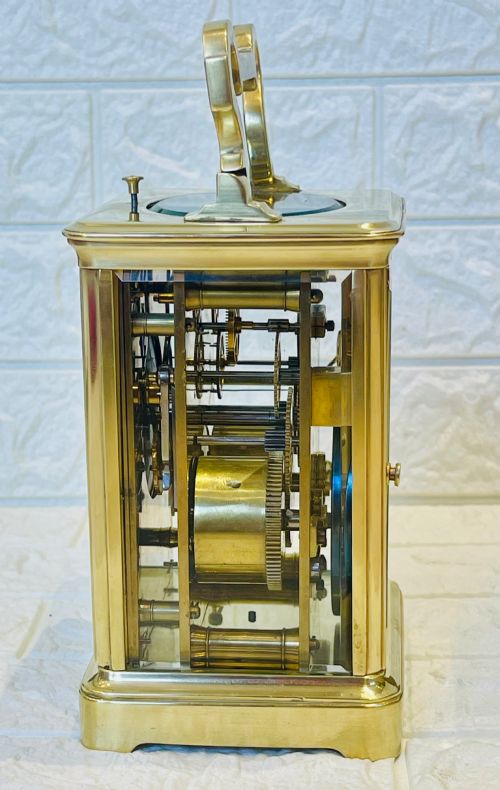 STRIKE REPEAT CARRIAGE CLOCK SUPERB CONDITION - ADDITIONAL PHOTO 7