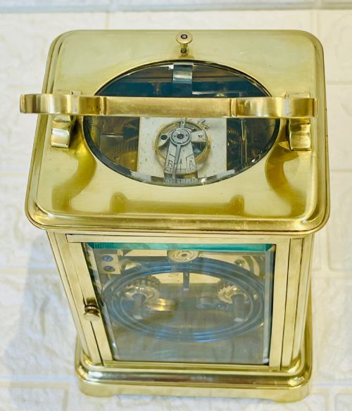 STRIKE REPEAT CARRIAGE CLOCK SUPERB CONDITION - ADDITIONAL PHOTO 10