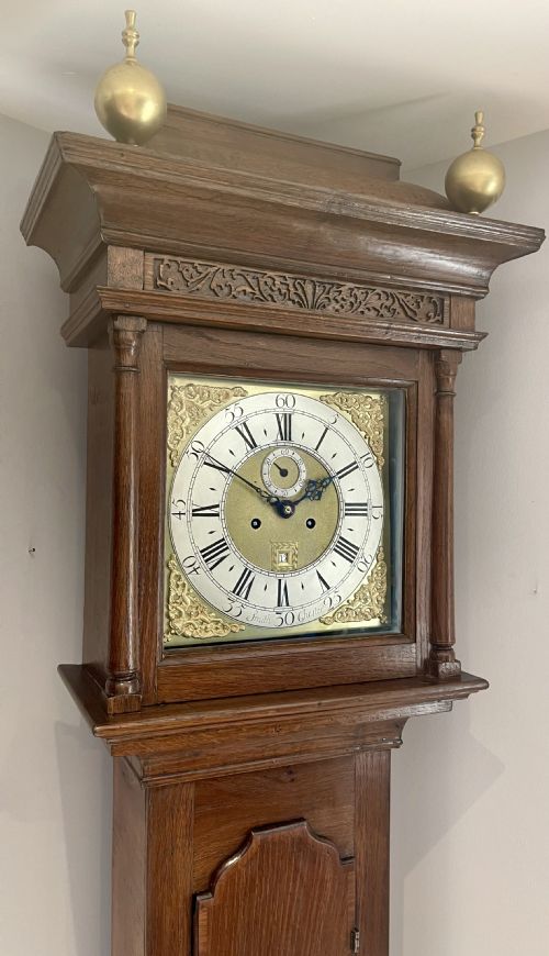 EARLY RARE MAGNIFICENT LONGCASE CLOCK CHESTER - ADDITIONAL PHOTO 9