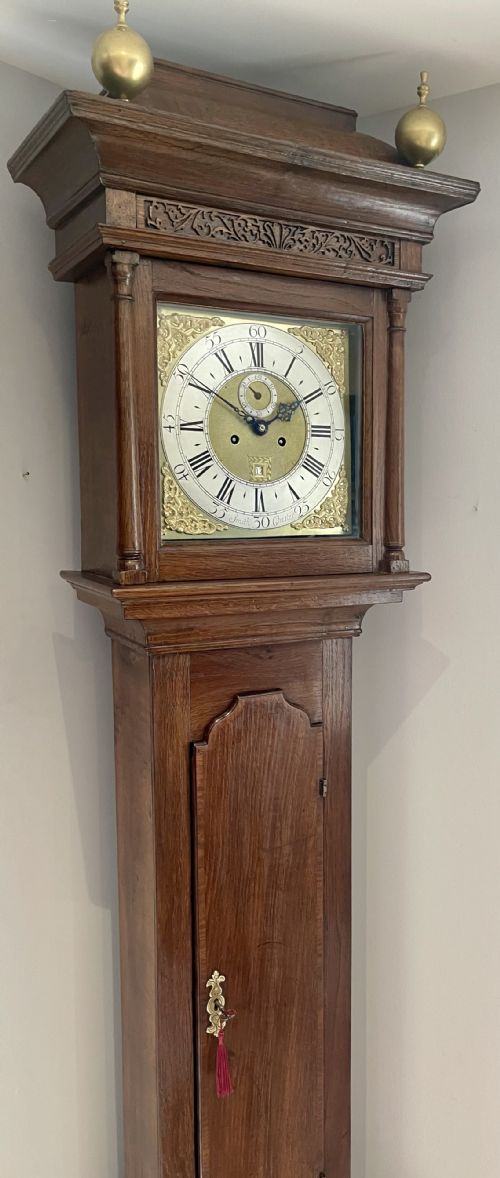 EARLY RARE MAGNIFICENT LONGCASE CLOCK CHESTER - ADDITIONAL PHOTO 10