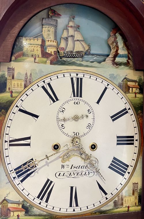 ROCKING SHIP WELSH LONGCASE AUTOMATON CLOCK FANTASTIC CONDITION - ADDITIONAL PHOTO 2