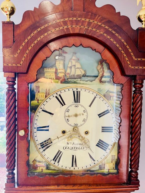 ROCKING SHIP WELSH LONGCASE AUTOMATON CLOCK FANTASTIC CONDITION - ADDITIONAL PHOTO 3
