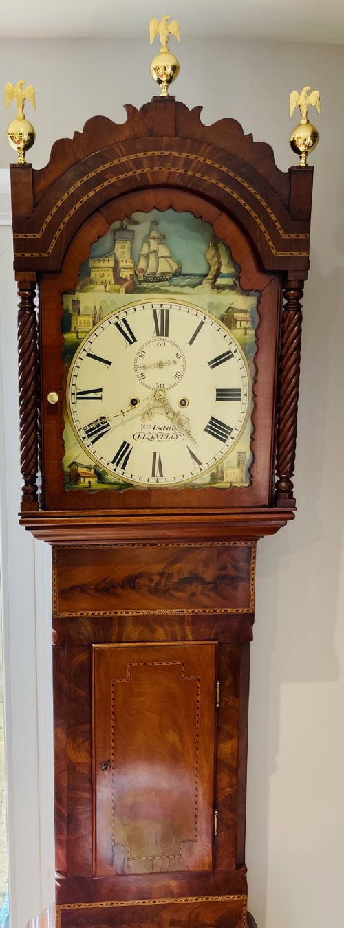 ROCKING SHIP WELSH LONGCASE AUTOMATON CLOCK FANTASTIC CONDITION - ADDITIONAL PHOTO 4