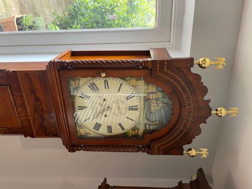 ROCKING SHIP WELSH LONGCASE AUTOMATON CLOCK FANTASTIC CONDITION - ADDITIONAL PHOTO 6