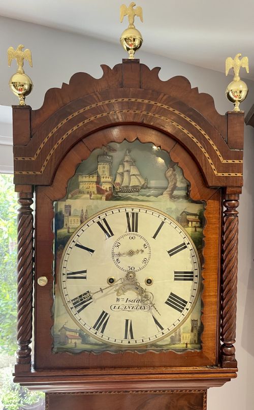 ROCKING SHIP WELSH LONGCASE AUTOMATON CLOCK FANTASTIC CONDITION - ADDITIONAL PHOTO 8