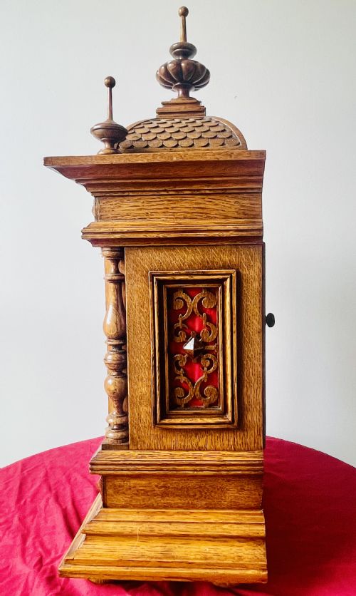 IMPOSING WINTERHALDER QUARTERLY STRIKING BRACKET CLOCK - ADDITIONAL PHOTO 10