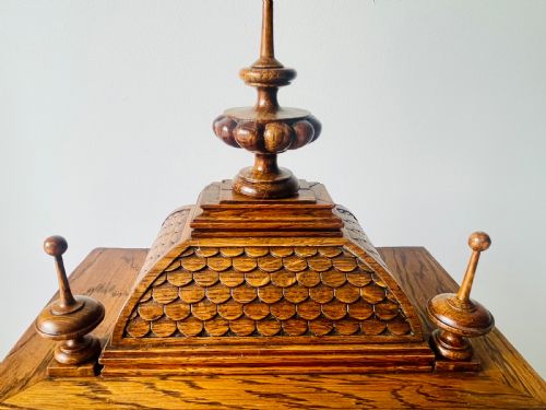 IMPOSING WINTERHALDER QUARTERLY STRIKING BRACKET CLOCK - ADDITIONAL PHOTO 11