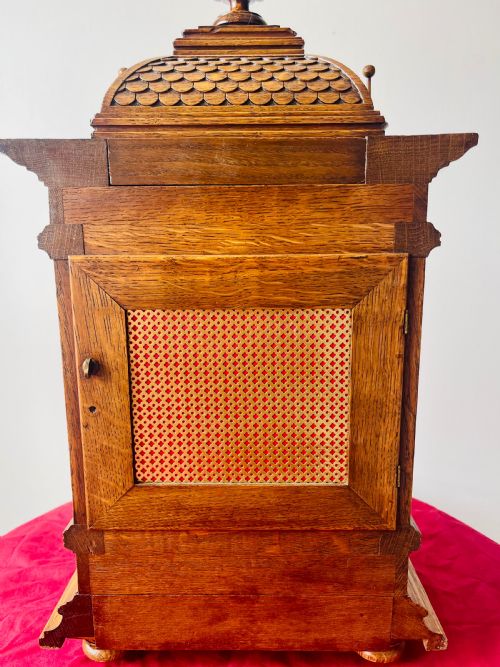 IMPOSING WINTERHALDER QUARTERLY STRIKING BRACKET CLOCK - ADDITIONAL PHOTO 18
