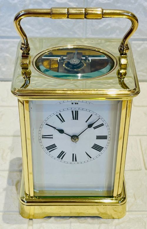 FRENCH STRIKING CARRIAGE CLOCK LOVELY CONDITION