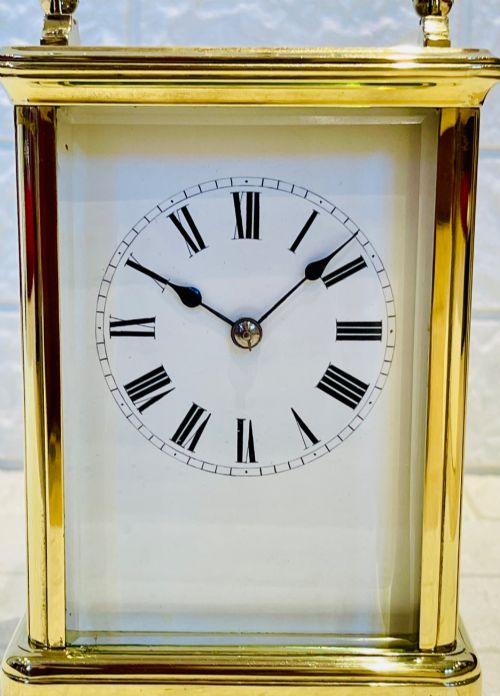 FRENCH STRIKING CARRIAGE CLOCK LOVELY CONDITION - ADDITIONAL PHOTO 1