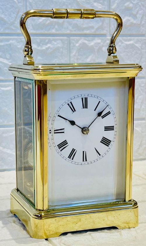 FRENCH STRIKING CARRIAGE CLOCK LOVELY CONDITION - ADDITIONAL PHOTO 2