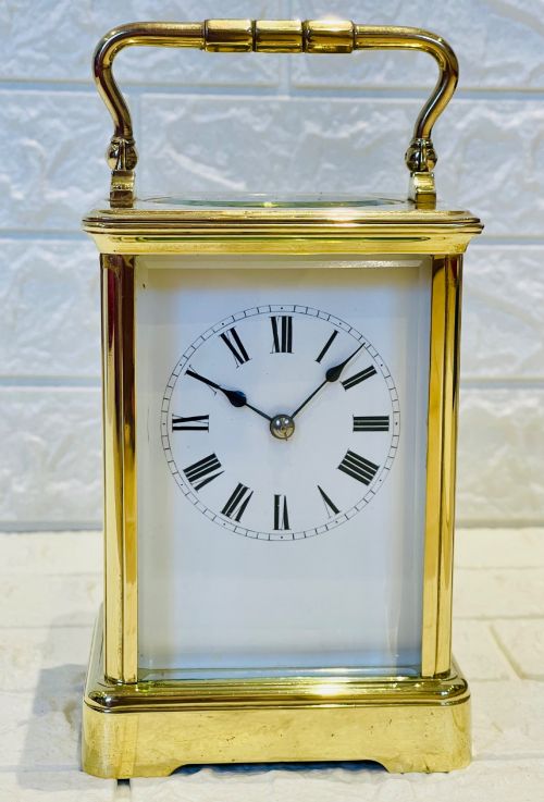 FRENCH STRIKING CARRIAGE CLOCK LOVELY CONDITION - ADDITIONAL PHOTO 3