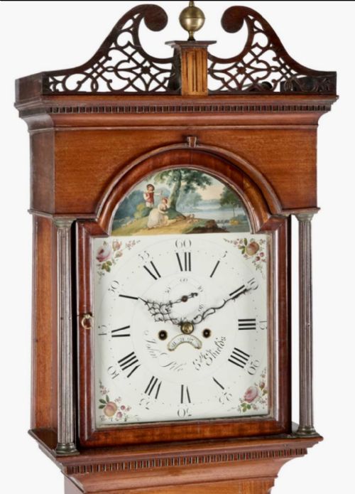STUNNING GEORGE III OAK LONGCASE CLOCK - ADDITIONAL PHOTO 2