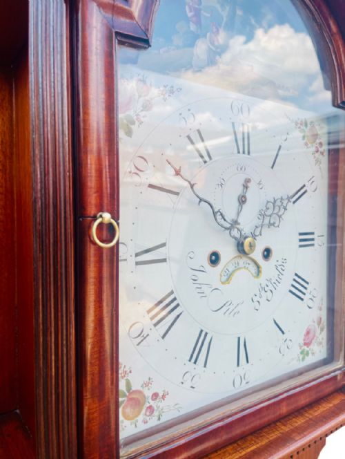 STUNNING GEORGE III OAK LONGCASE CLOCK - ADDITIONAL PHOTO 8