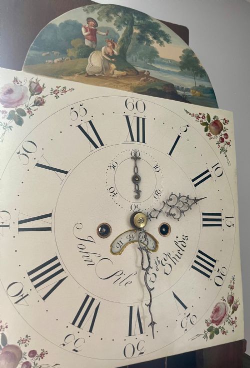 STUNNING GEORGE III OAK LONGCASE CLOCK - ADDITIONAL PHOTO 13