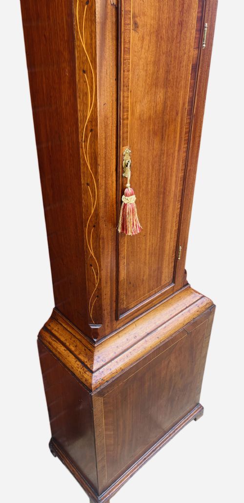STUNNING GEORGE III OAK LONGCASE CLOCK - ADDITIONAL PHOTO 20