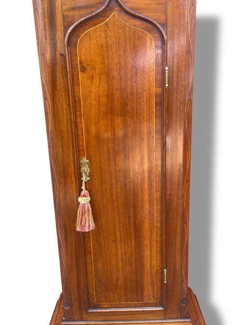 STUNNING GEORGE III OAK LONGCASE CLOCK - ADDITIONAL PHOTO 21