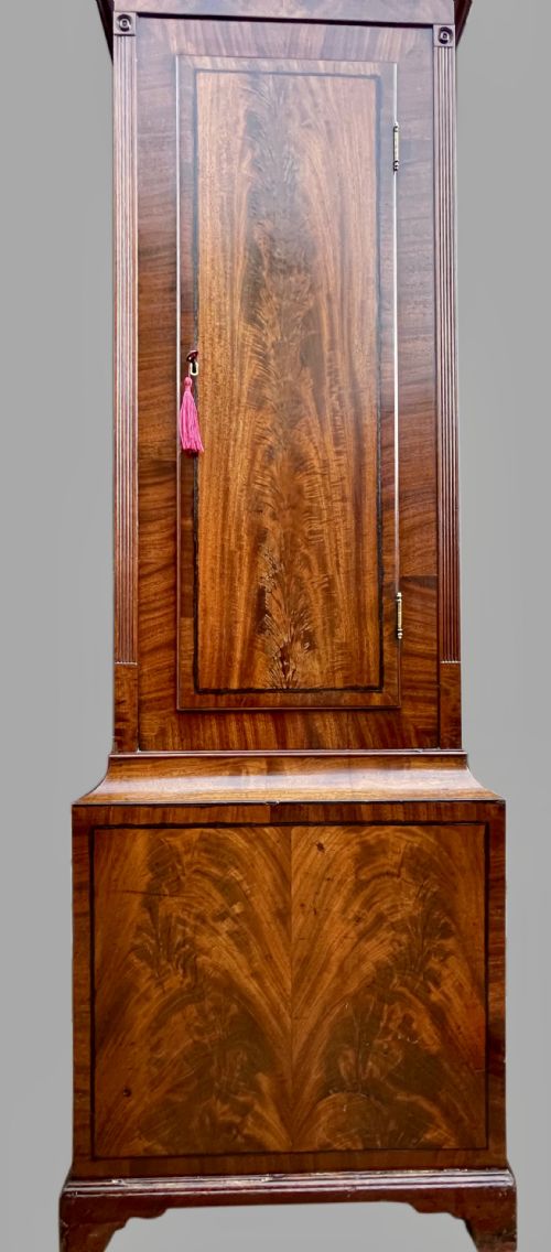 MAGNIFICENT GEORGIAN GLASGOW LONGCASE CLOCK - ADDITIONAL PHOTO 15