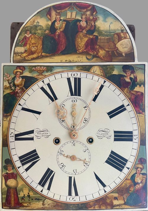 MAGNIFICENT GEORGIAN GLASGOW LONGCASE CLOCK - ADDITIONAL PHOTO 19