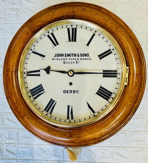 LMS RARE RAILWAY DIAL WALL CLOCK STUNNING - ADDITIONAL PHOTO 2
