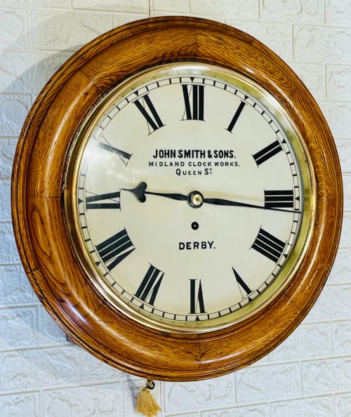LMS RARE RAILWAY DIAL WALL CLOCK STUNNING - ADDITIONAL PHOTO 8