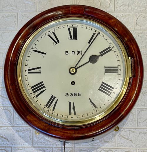 L.n.e.r Railway Dial Wall Clock, Chesterfield