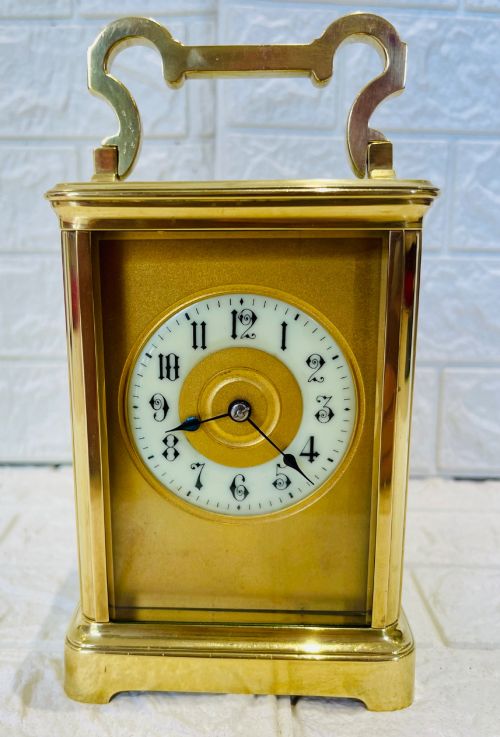 French Striking Victorian Carriage Clock, Lovely