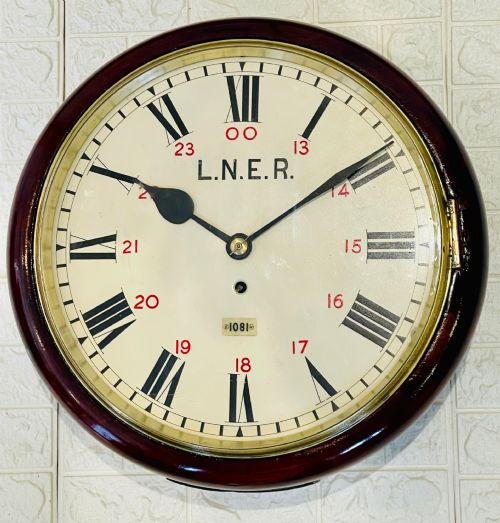 L.n.e.r Fusee Dial Railway Wall Clock, Fenchurch St