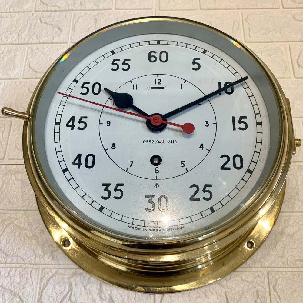 Admiralty Ships Clock, WW2, Excellent Condition  View XI