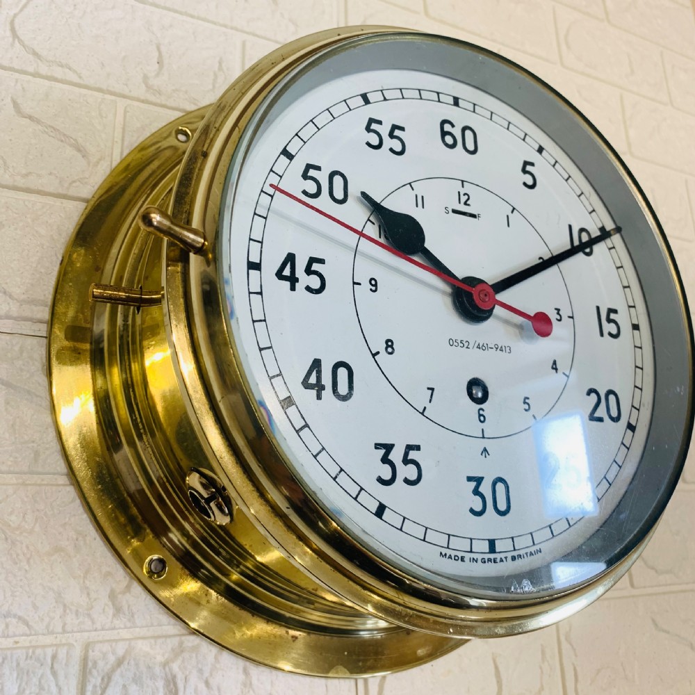 Admiralty Ships Clock, WW2, Excellent Condition  View V
