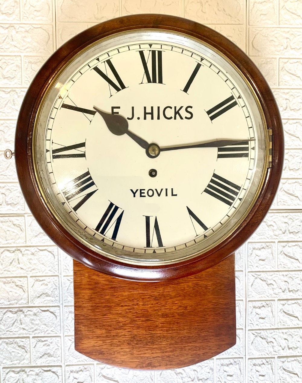Fine Fusee Dial Wall Clock, Superb Condition