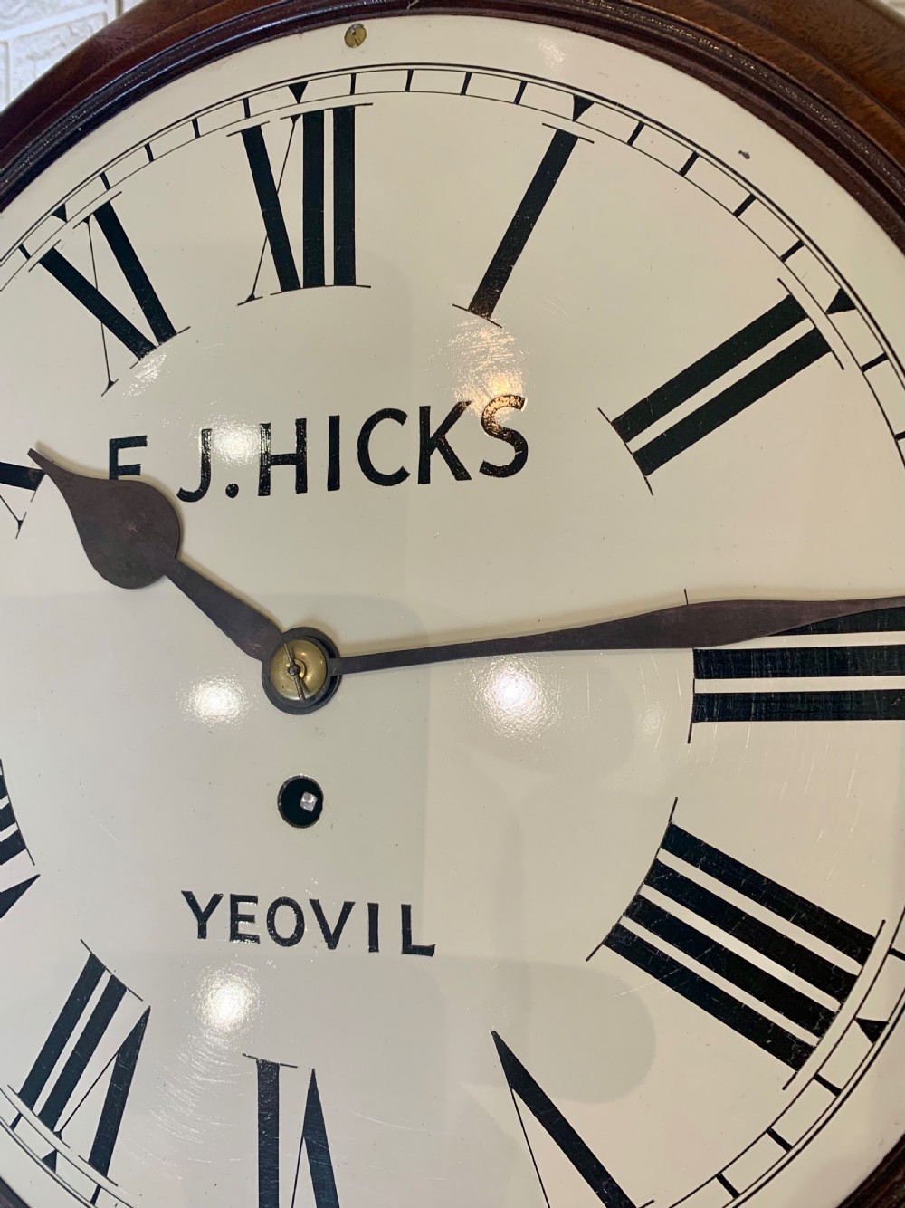 Fine Fusee Dial Wall Clock, Superb Condition View XII