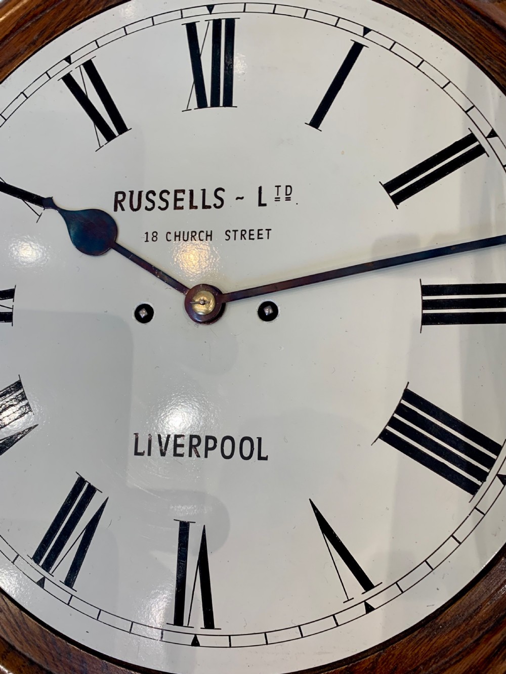 Fusee Drop Dial Striking Wall Clock View X