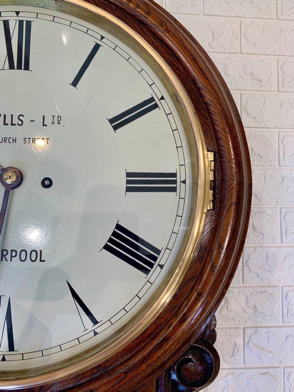 Fusee Drop Dial Striking Wall Clock View XIII