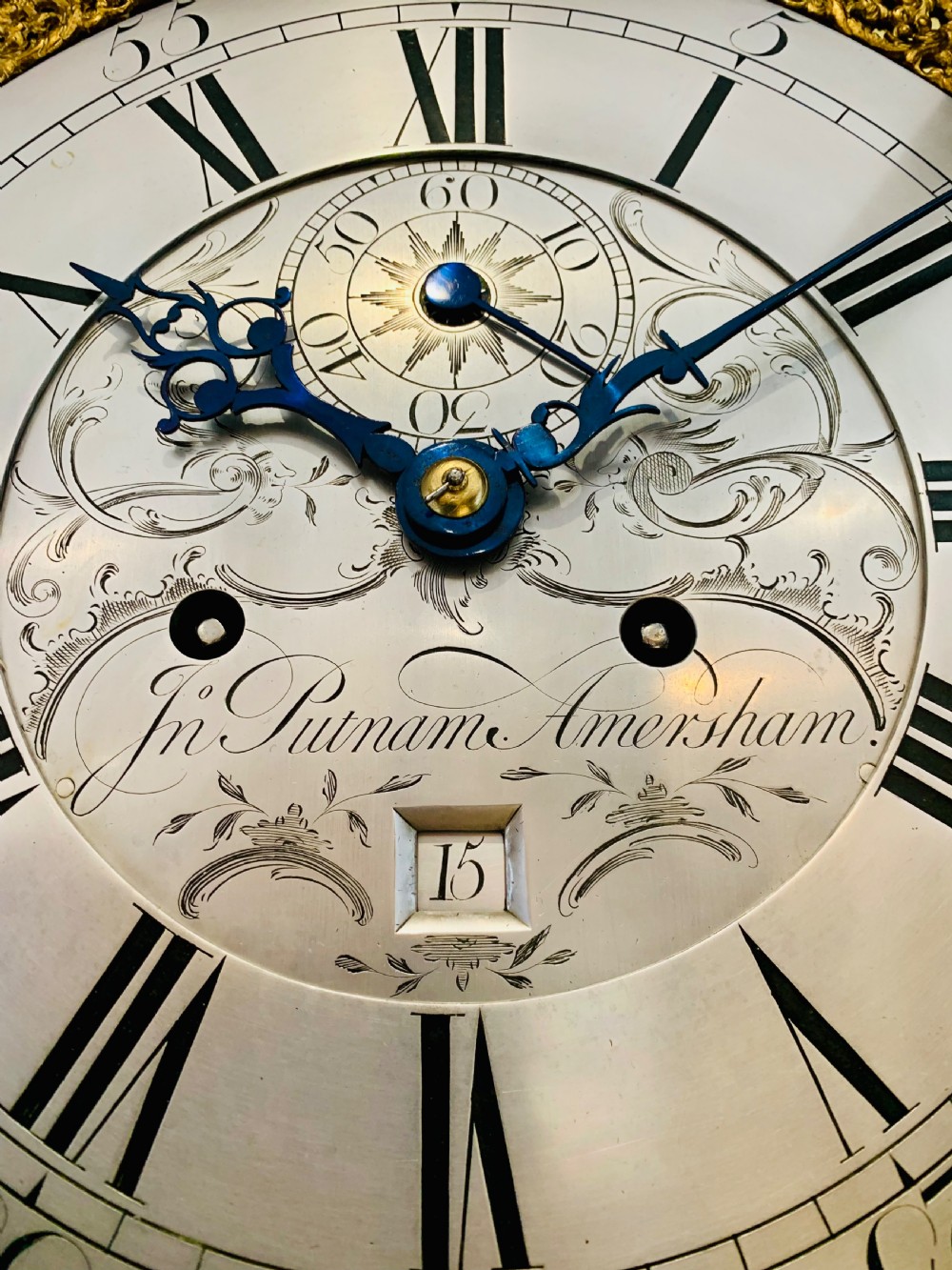 Elegant Regency Oak Longcase Clock - Superb Example View V