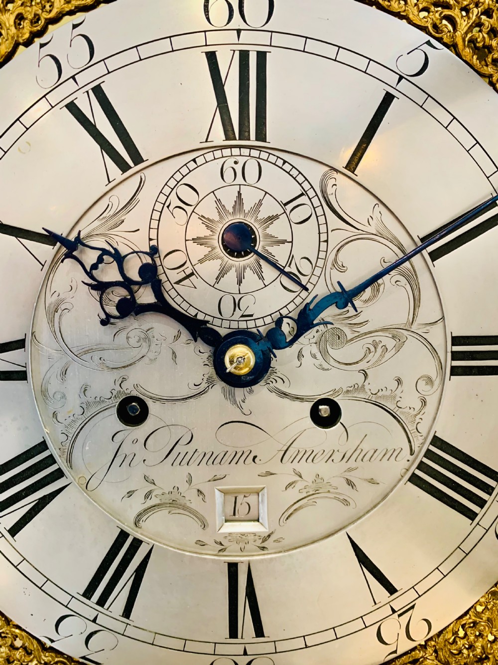 Elegant Regency Oak Longcase Clock - Superb Example View VIII