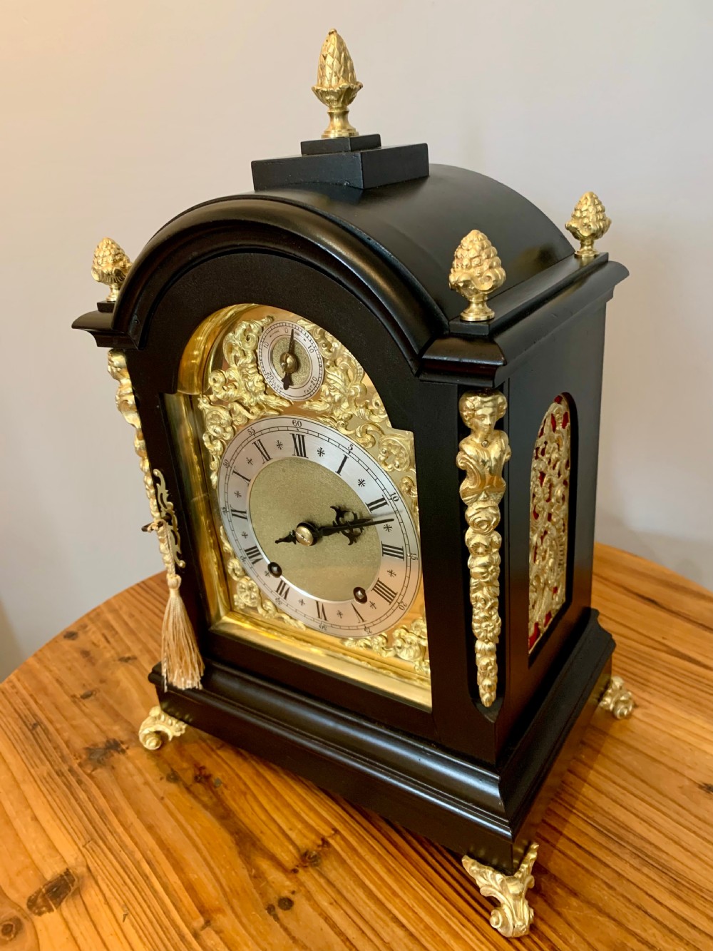Winterhalder Ebonised Bracket Clock, Stunning View X