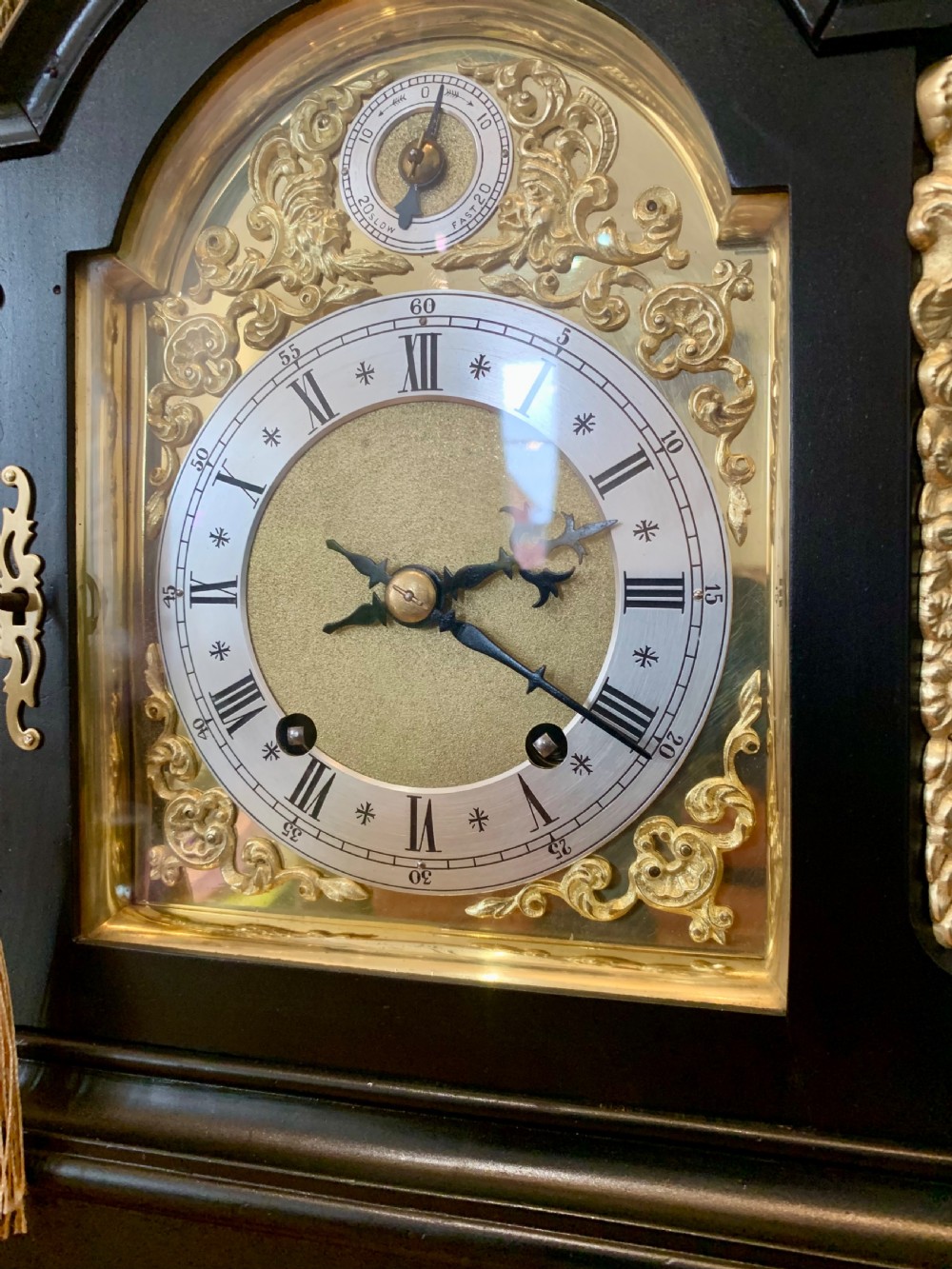 Winterhalder Ebonised Bracket Clock, Stunning View XXI