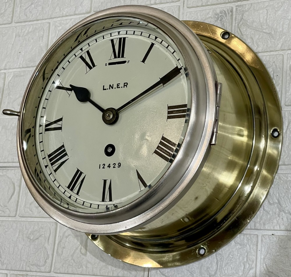 LNER Railway Ships Clock, Extremely Rare View II