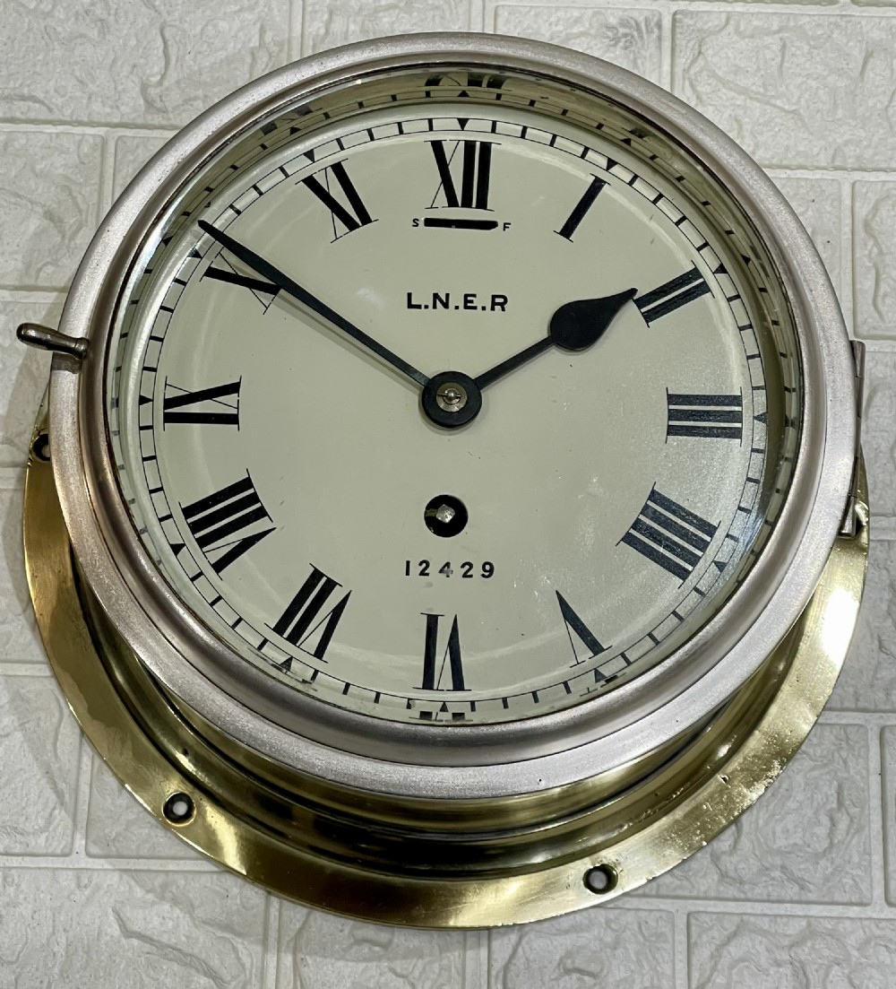 LNER Railway Ships Clock, Extremely Rare View IV