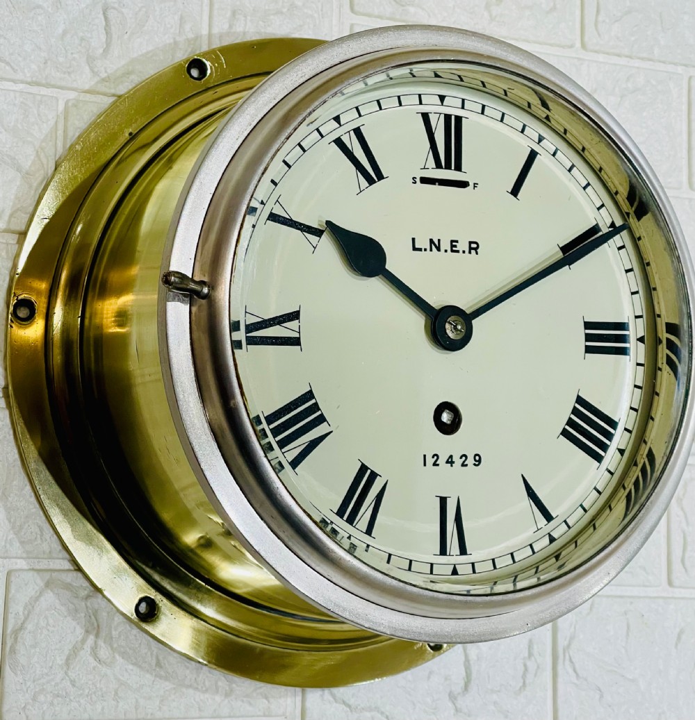 LNER Railway Ships Clock, Extremely Rare View VI